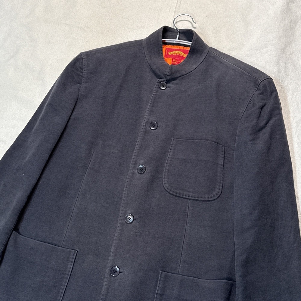Shanghai Tang 5 Button Cotton Silk Lined Mandarin Collar 5- Button Tang Jacket